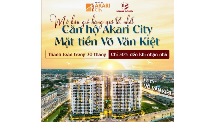 Akari City Dòng căn hộ cao cấp, tạo nên giá trị khác biệt ở khu Tây Sài Gòn